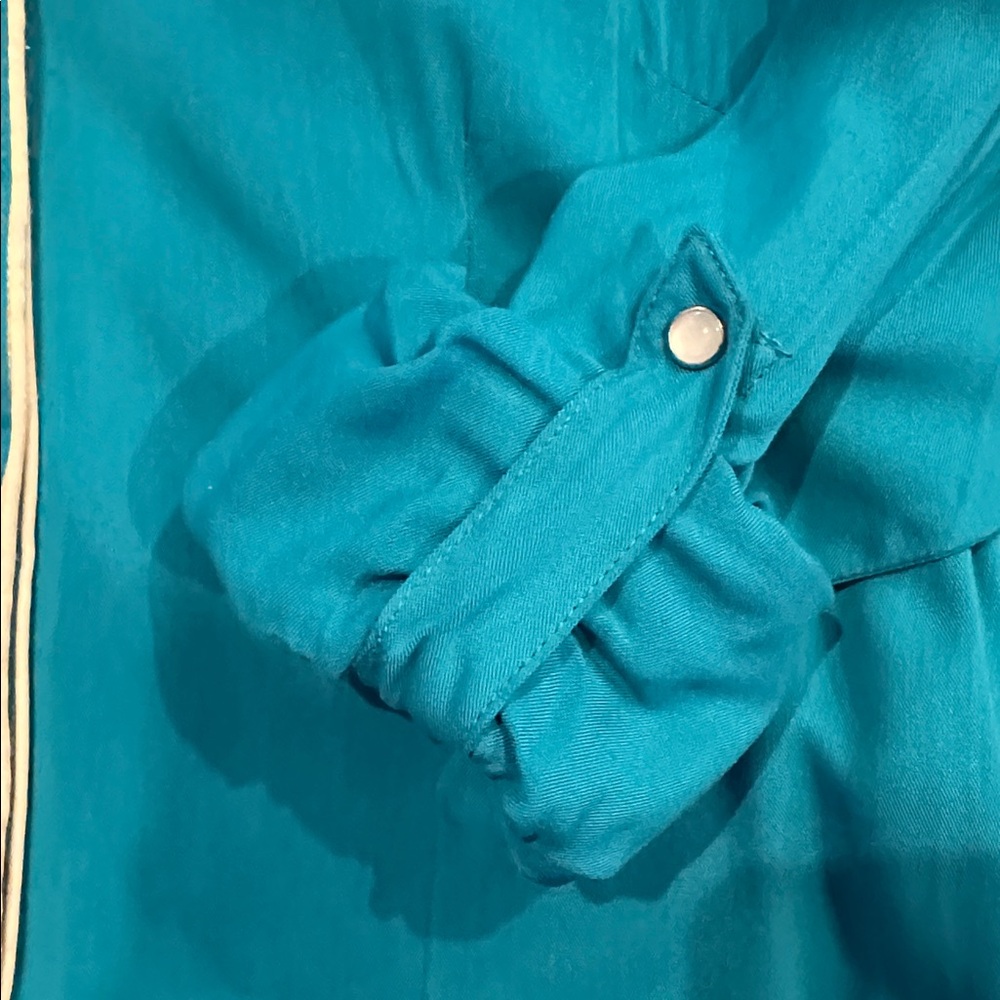 Wrangler Blue Embroidered Mini Dress - Picture 6 of 7